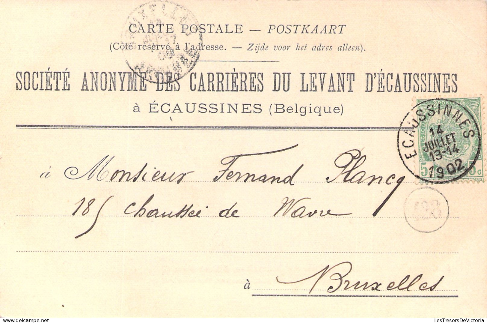 BELGIQUE - Soc Anon Des Carrieres Du Levant D'ecaussines - Grues D'extraction De Chantier - Carte Postale Ancienne - - Jurbise