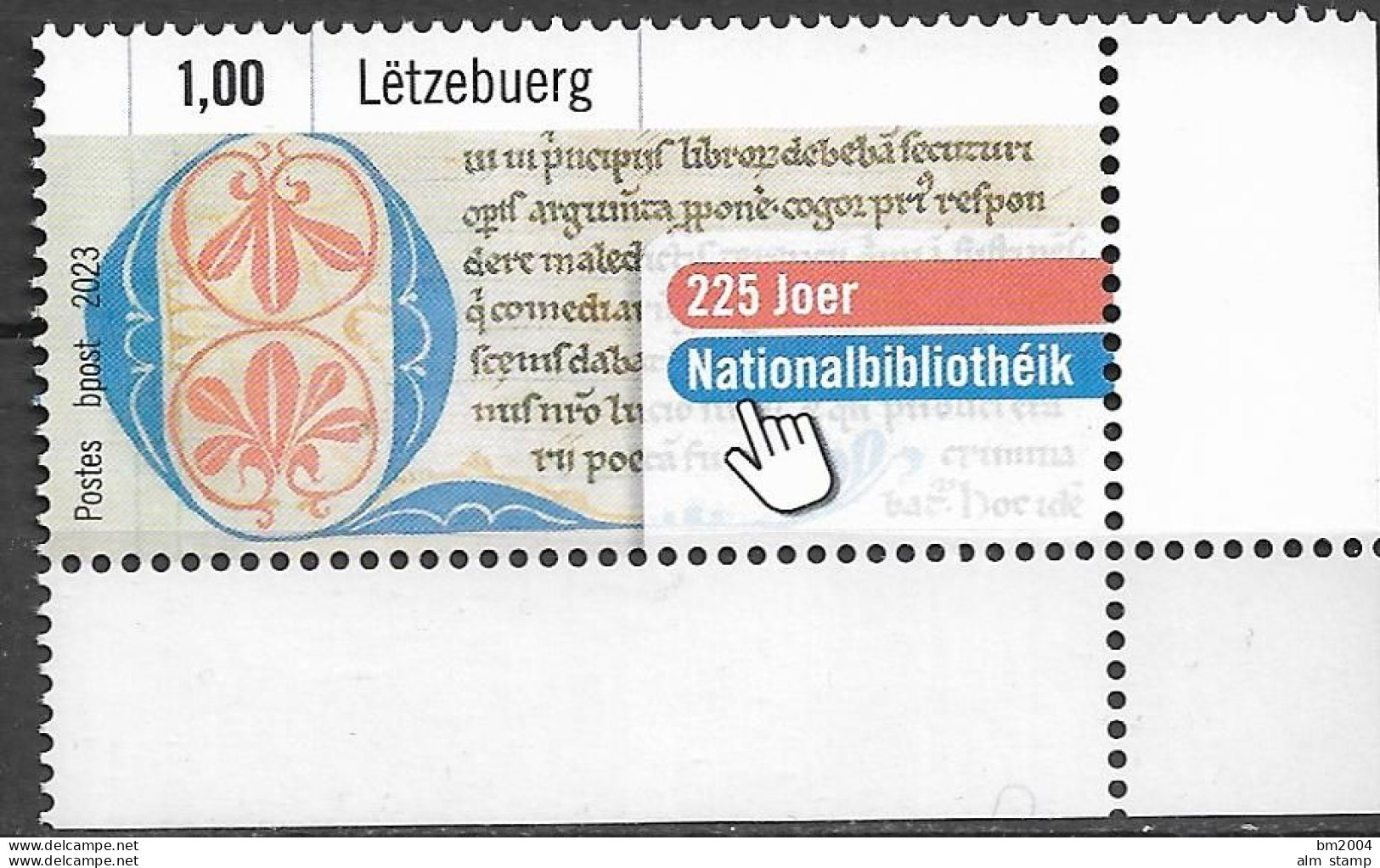 2023 Luxemburg Mi.   2332  **MNH   225 J. Nationalbibliothek - Ongebruikt