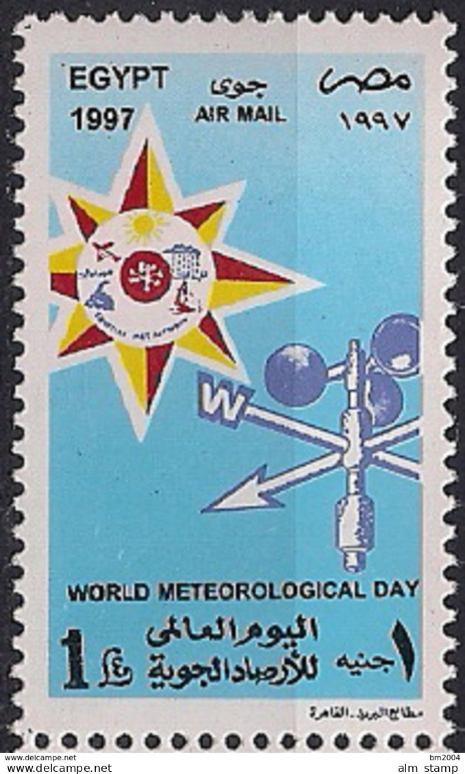 1997 Ägypten.Mi. 1905**MNH   Welt-Meteorologie-Tag - Unused Stamps