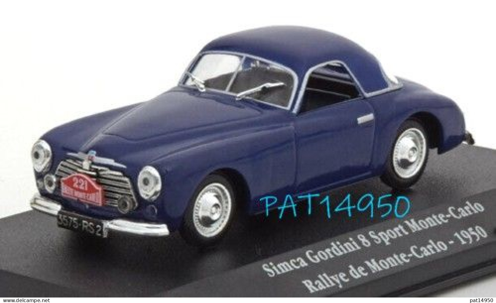 PAT14950 SIMCA SPORT 8 GORDINI N°221 RALLYE De MONTE CARLO 1950 - Rally