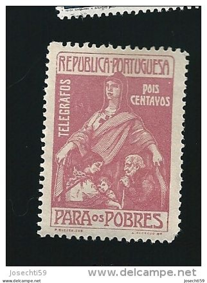 N° 4 Timbre Télégraphe Telegrafos   Timbre  Oblitéré Portugal 1915 - Oblitérés