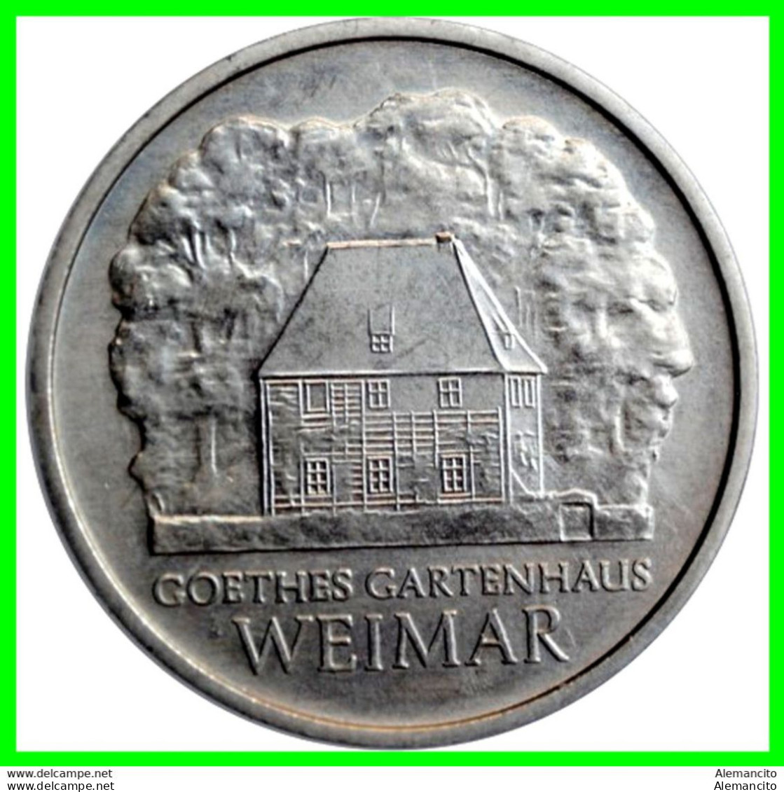 ( GERMANY DDR ) REPUBLICA DEMOCRATICA DE ALEMANIA  MONEDA DE 5-DM AÑO 1982 -KM-86 WARTBUTG CASTLE - 5 Mark