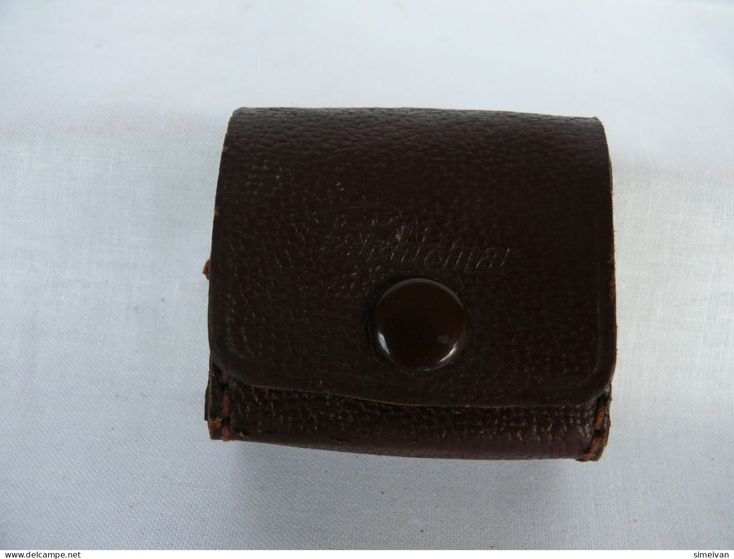 Vintage Brown Leather Case Panchromar Fotofilter Case Made In Germany #2002 - Other & Unclassified