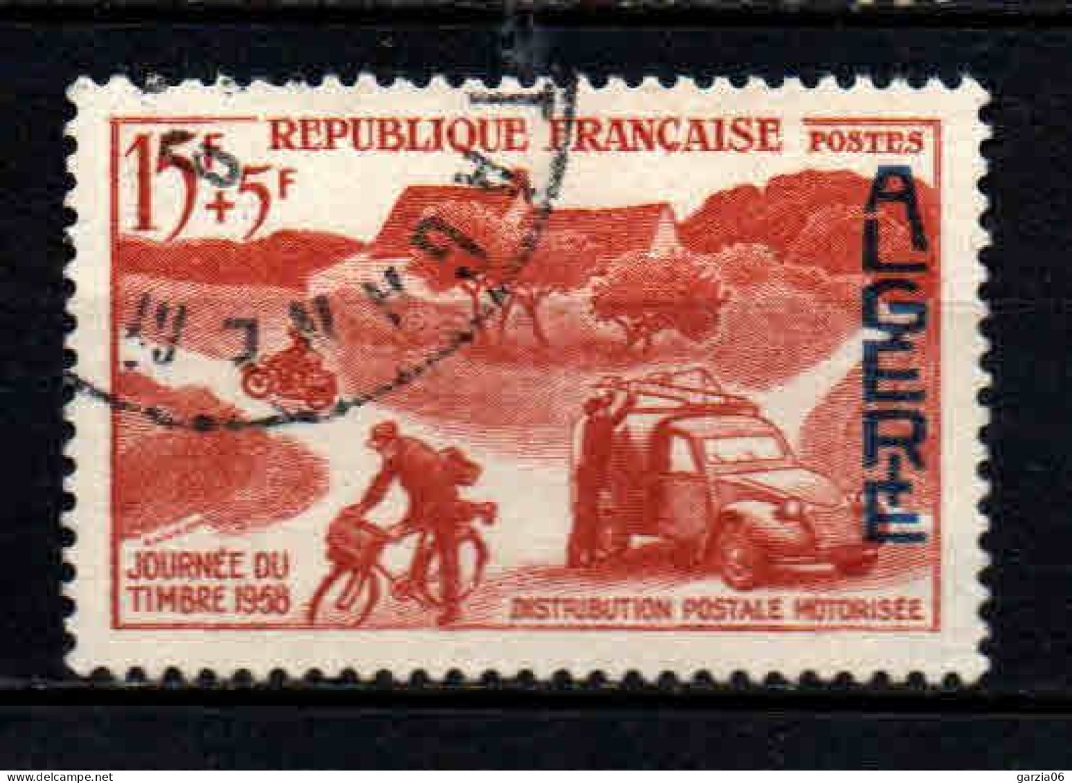 Algérie - 1958 - Journée Du Timbre   - N° 350 -  Oblit  - Used - Usados