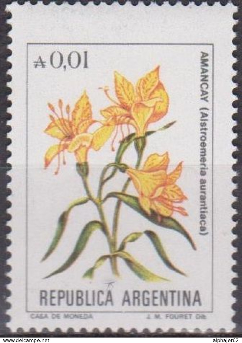 Fleurs - ARGENTINE - Flore - Lys Des Incas - N° 1471 ** - 1985 - Neufs