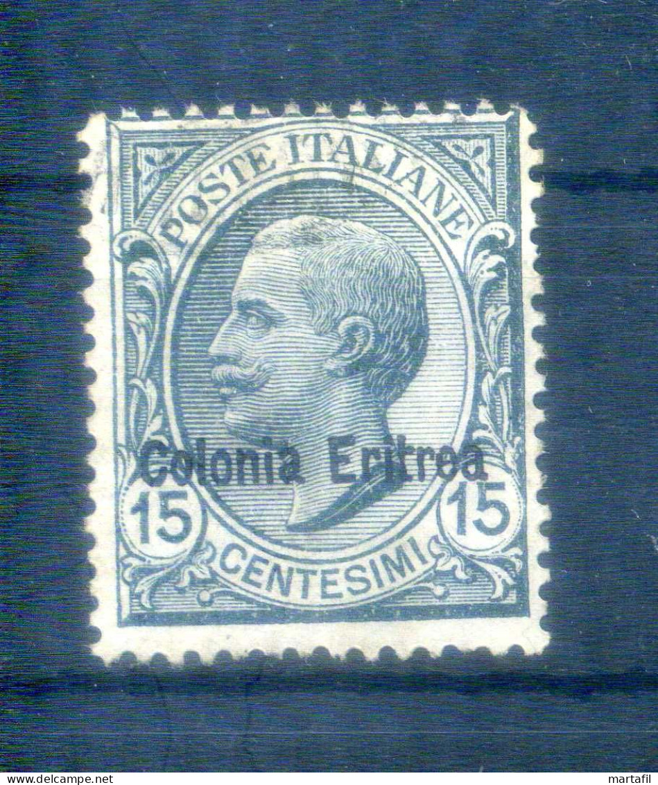 1918 ERITREA N.47 Senza Gomma (*) 15 Centesimi - Eritrea