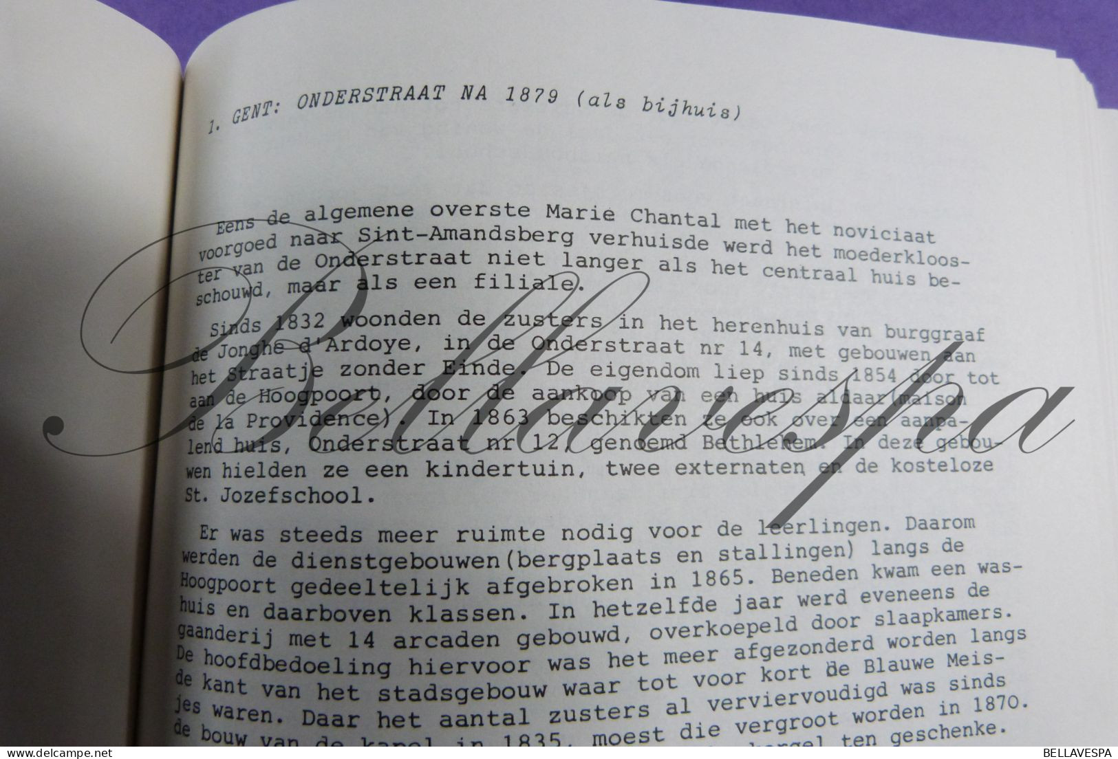 O.L.Vrouw-Visitatie Gent 1669-1884 Geschiedenis genealogie   A. Vanmaldegem 32 bijhuizen Belgie en o.m. Congo