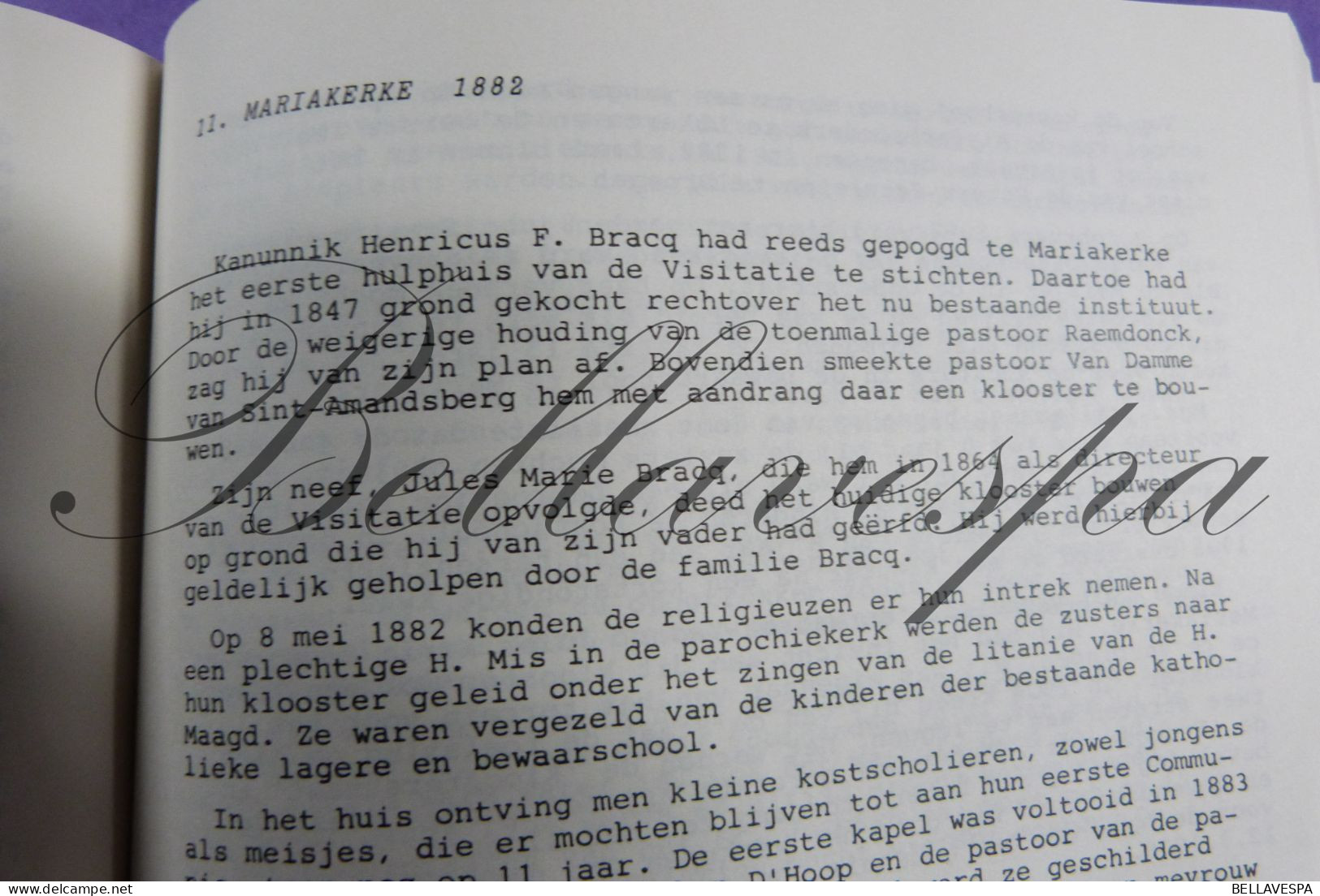 O.L.Vrouw-Visitatie Gent 1669-1884 Geschiedenis genealogie   A. Vanmaldegem 32 bijhuizen Belgie en o.m. Congo