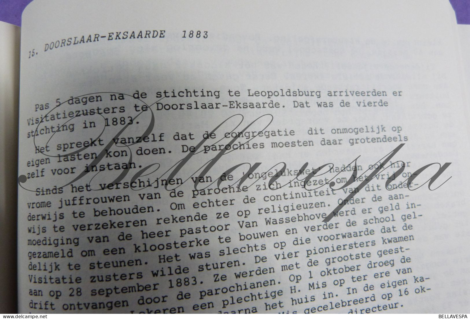 O.L.Vrouw-Visitatie Gent 1669-1884 Geschiedenis genealogie   A. Vanmaldegem 32 bijhuizen Belgie en o.m. Congo