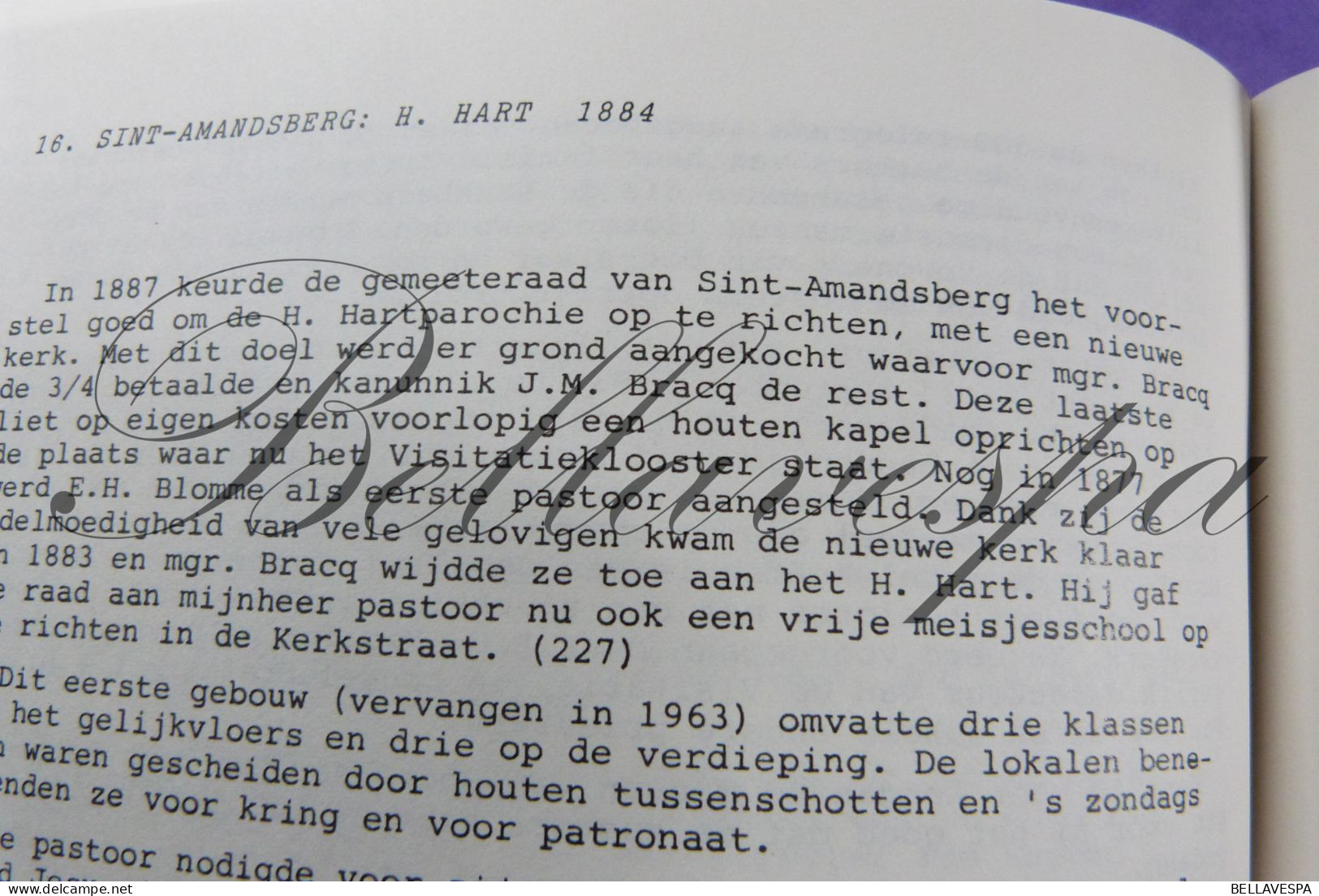 O.L.Vrouw-Visitatie Gent 1669-1884 Geschiedenis genealogie   A. Vanmaldegem 32 bijhuizen Belgie en o.m. Congo