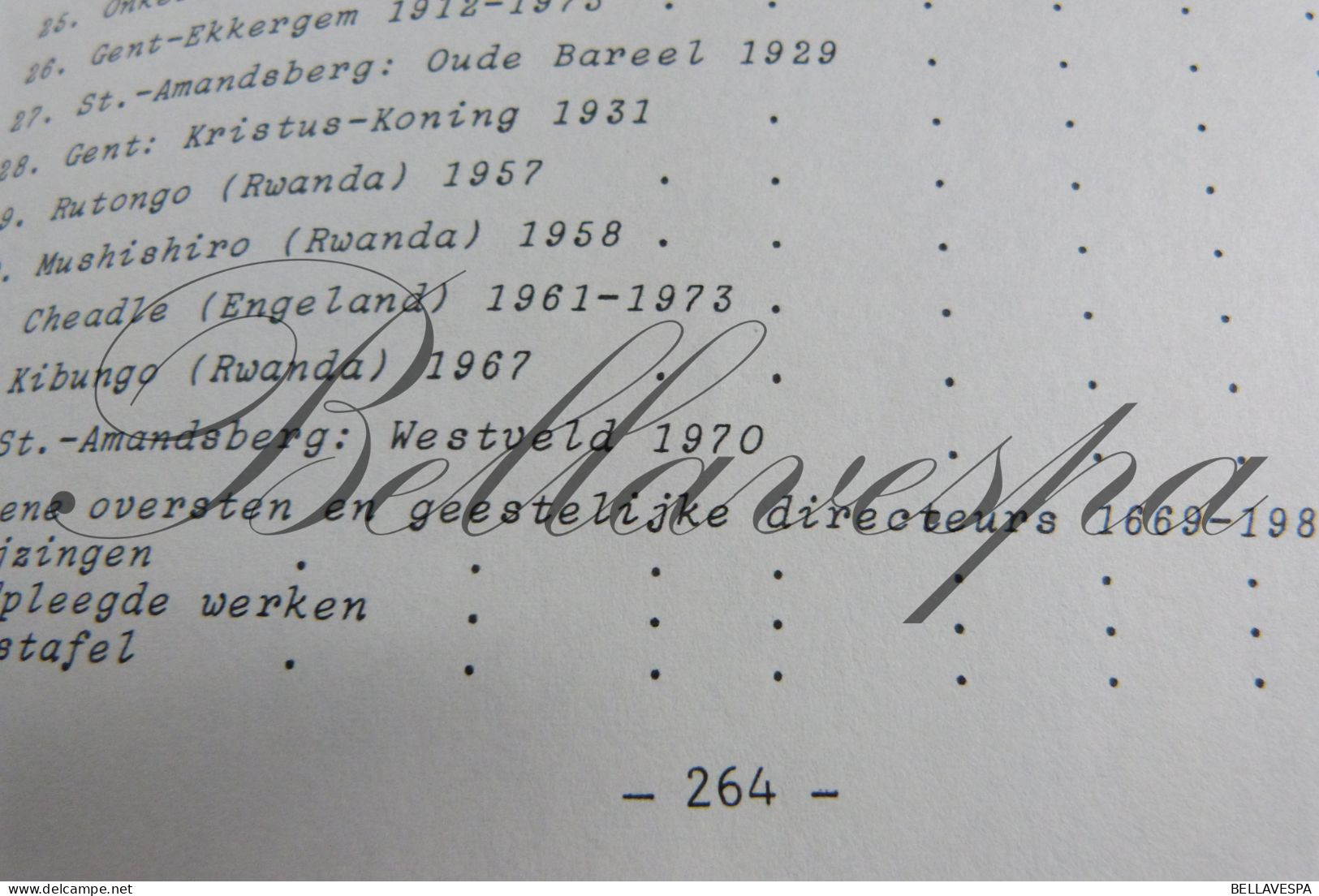 O.L.Vrouw-Visitatie Gent 1669-1884 Geschiedenis genealogie   A. Vanmaldegem 32 bijhuizen Belgie en o.m. Congo