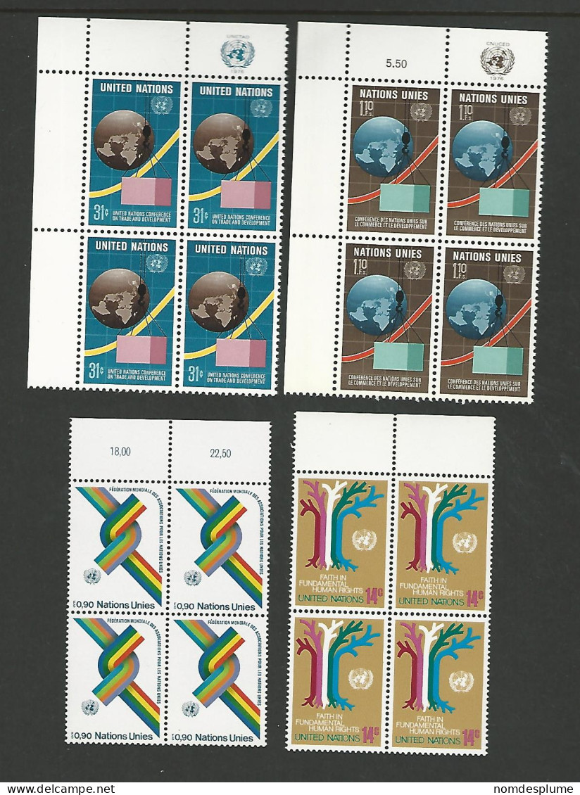 53907 ) Collection United Nations Block - Collections, Lots & Series