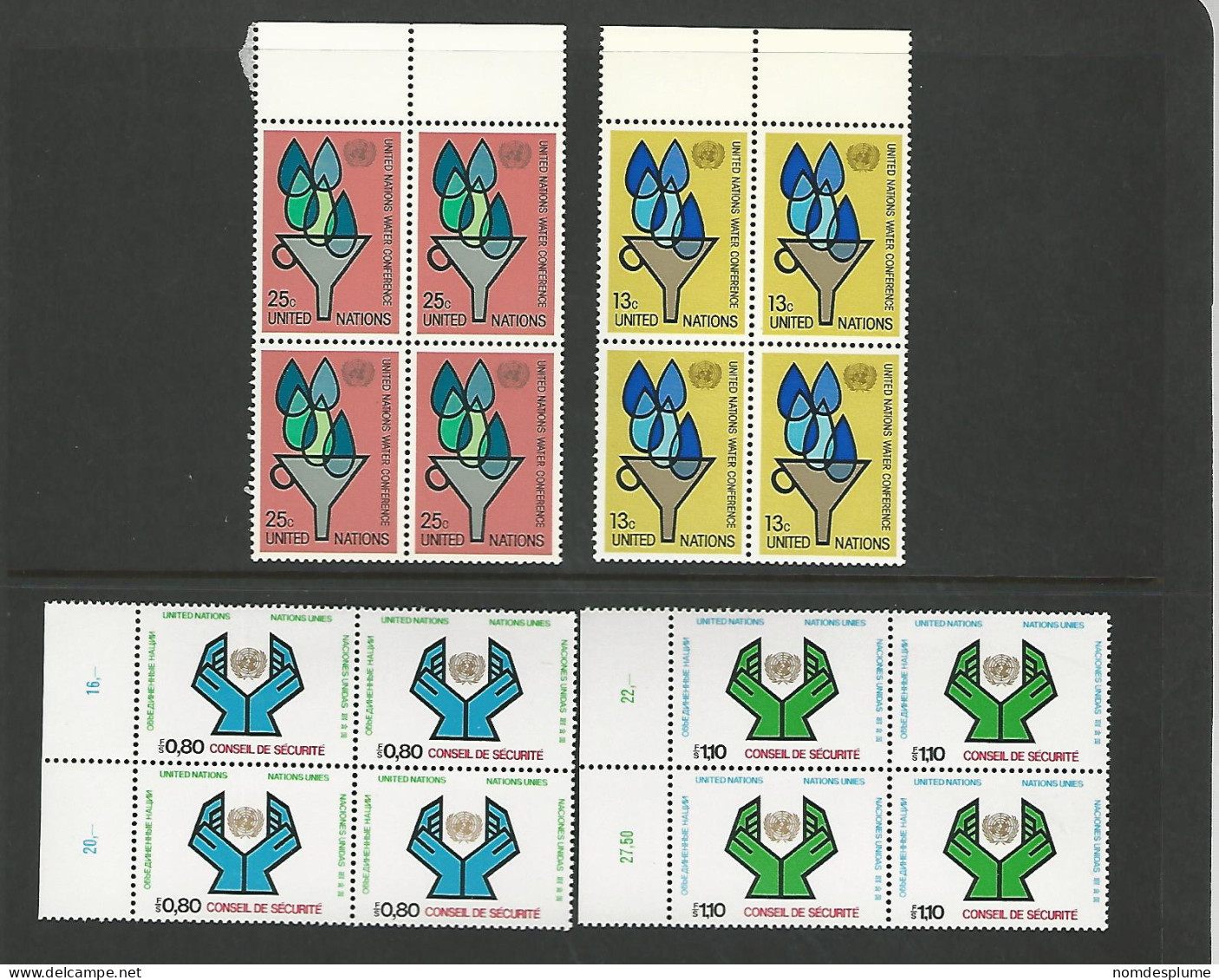 53916 ) Collection United Nations Block - Colecciones & Series