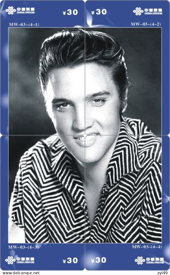 M14003 China phone cards Elvis Presley puzzle 116pcs