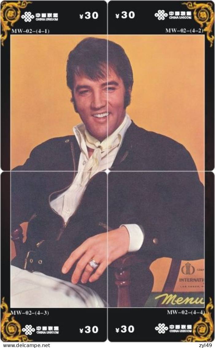 M14003 China phone cards Elvis Presley puzzle 116pcs