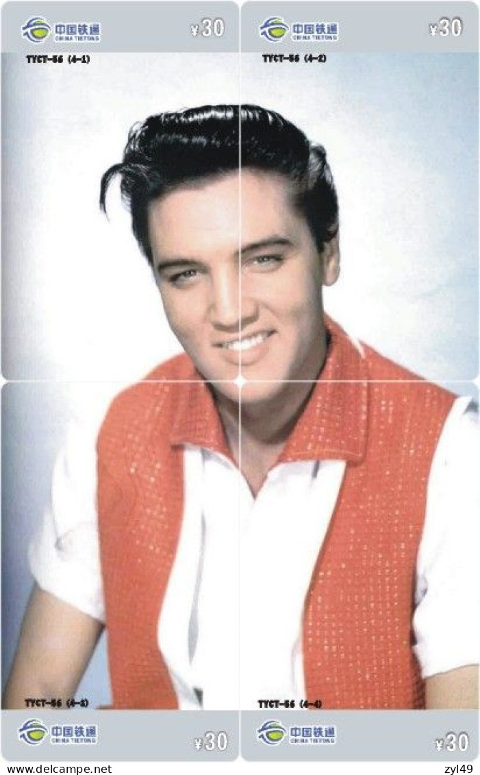 M14003 China phone cards Elvis Presley puzzle 116pcs