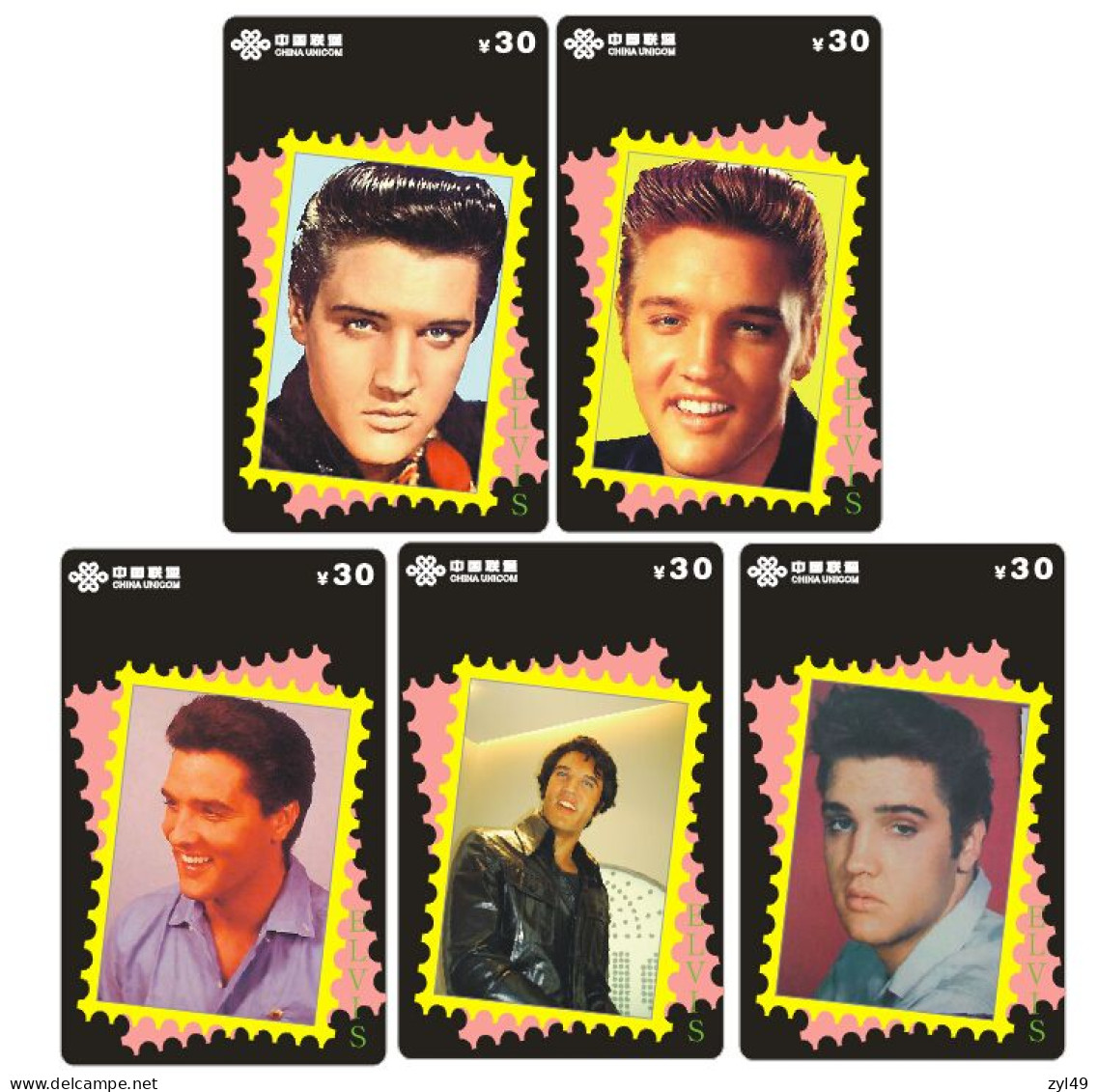 M14005 China Phone Cards Elvis Presley 275pcs - Musique