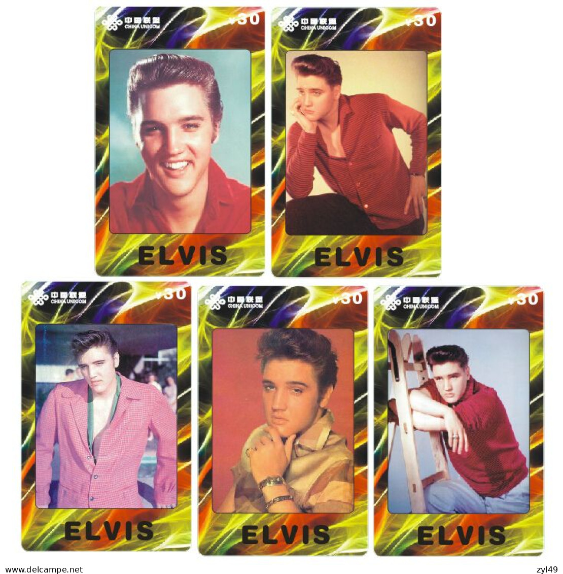 M14005 China phone cards Elvis Presley 275pcs