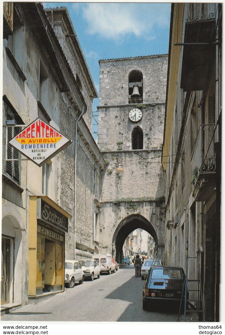 ISERNIA - ARCO CON IL CAMPANILE DELLA CHIESA DI S. PIETRO -18067- - Isernia