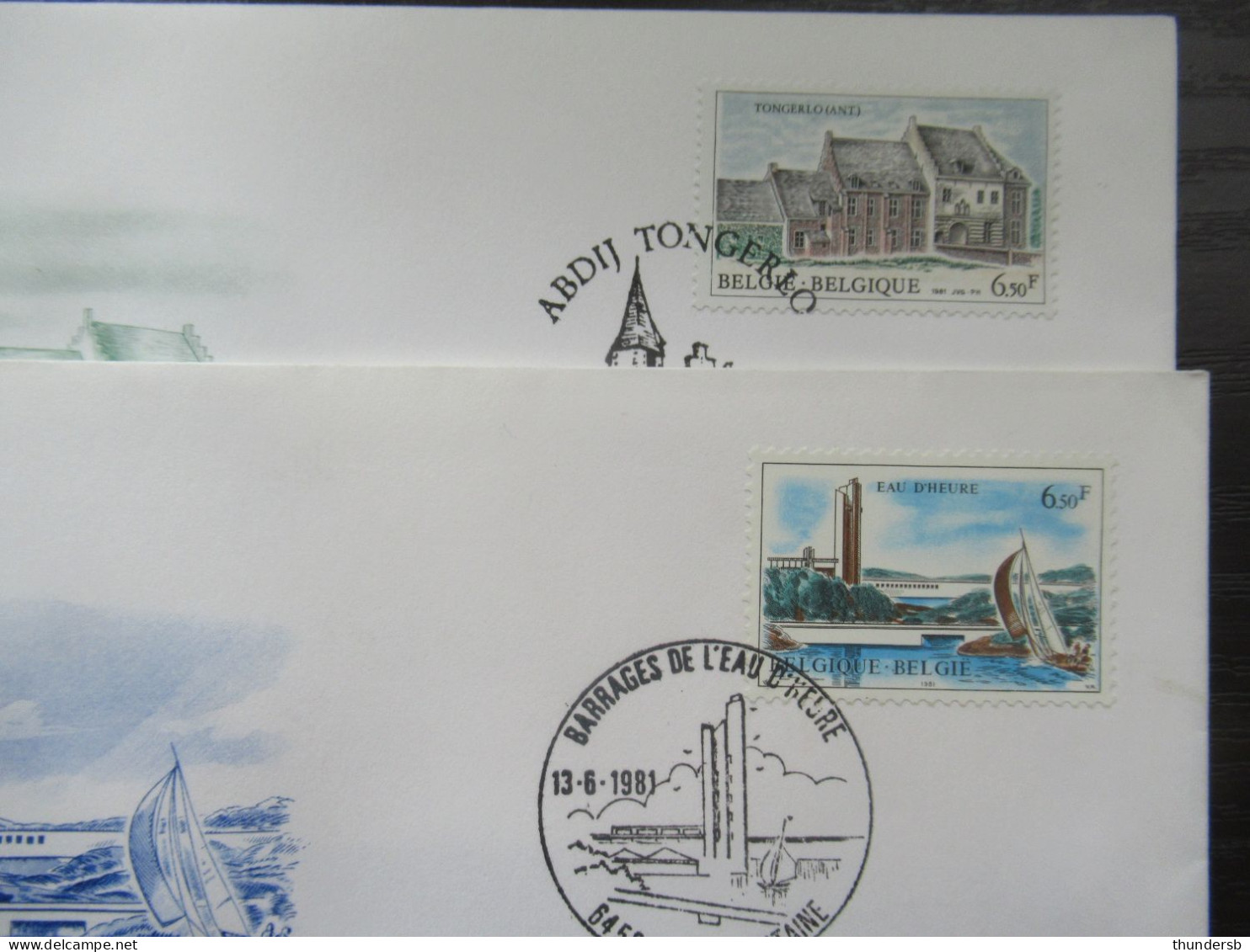 FDC 2010/13 'Toeristische Uitgifte' - 1981-1990