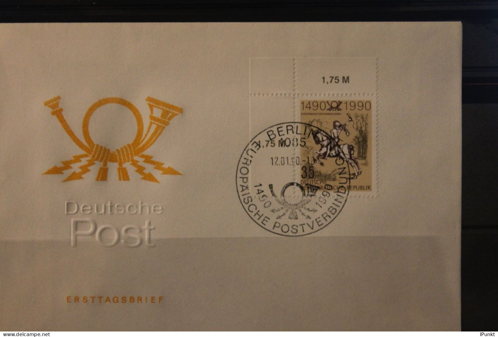 DDR 1990 FDC 500 Jahre Post; MiNr. 3299,  ER - 1981-1990