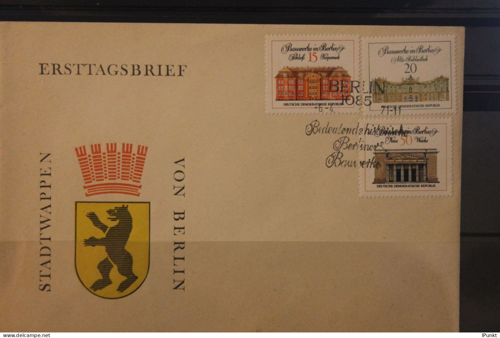 DDR 1971; FDC Bauwerke (IV), MiNr. 1661-66 - 1971-1980