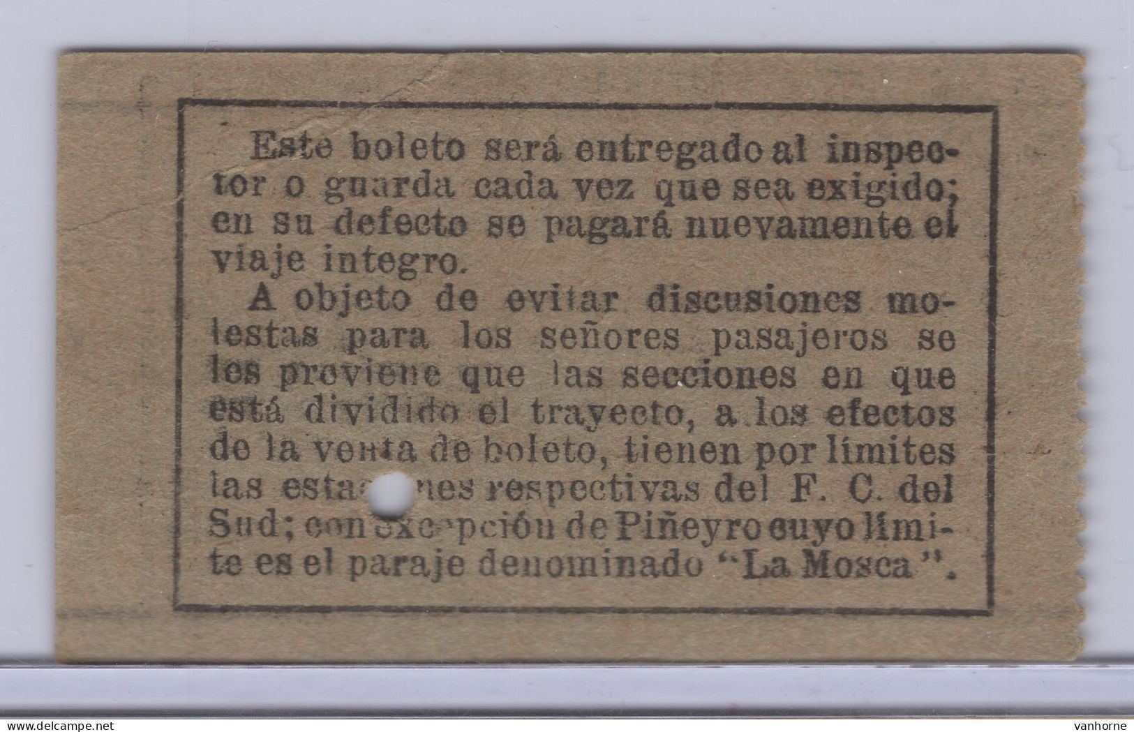 Cia Tramways Eléctricos Del Sud. Argentina, C.1915 - Mundo