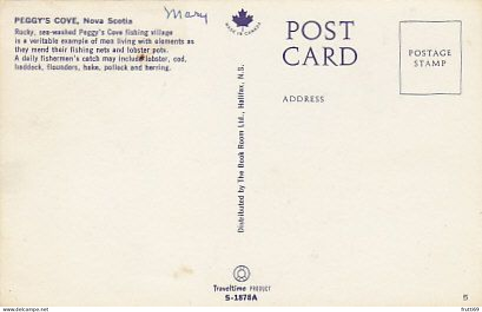 AK 173845 CANADA - Nova Scotia - Peggy's Cove - Altri & Non Classificati