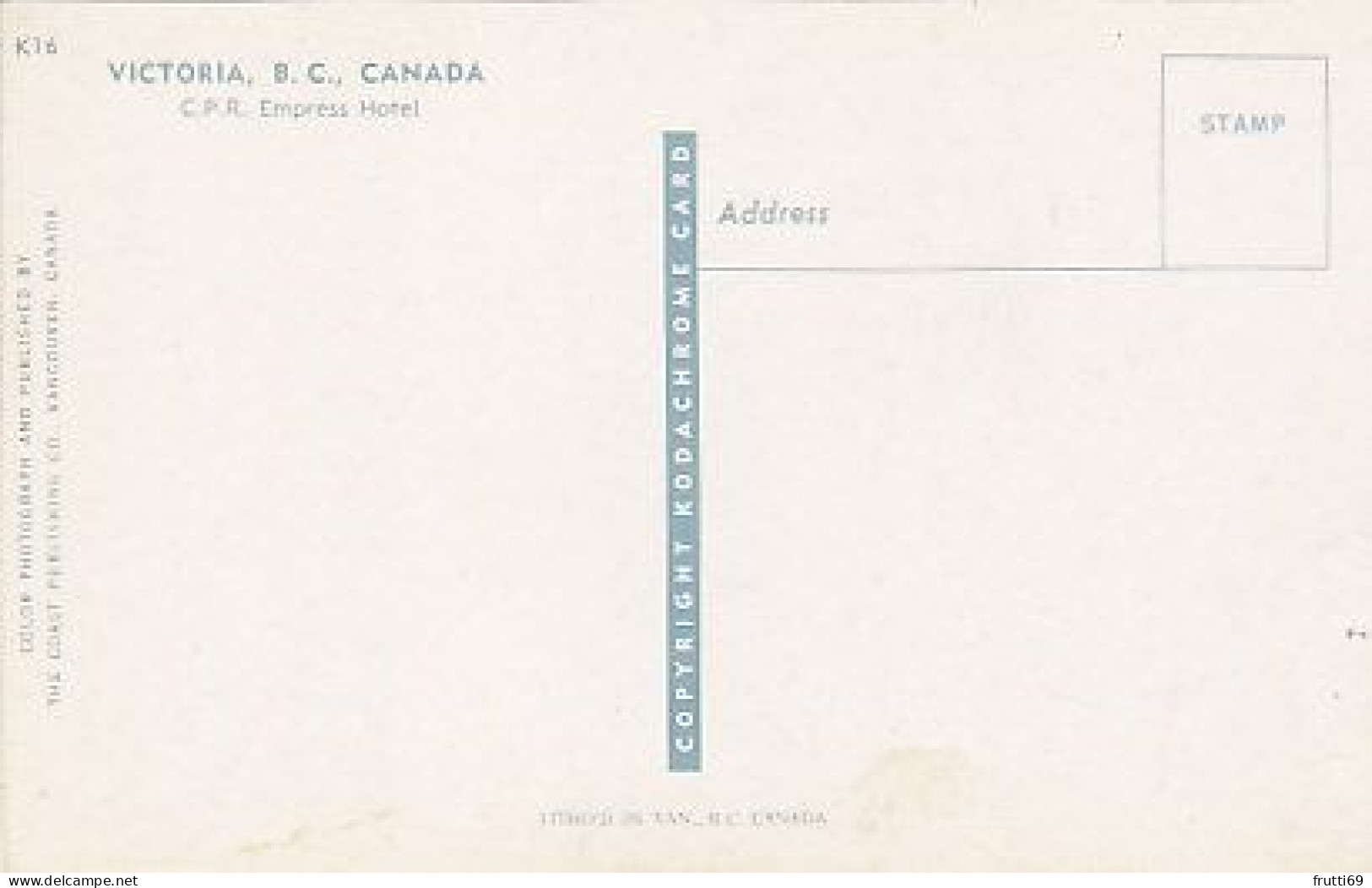 AK 173873 CANADA - British Columbia - Victoria - C. P. R. Empress Hotel - Victoria