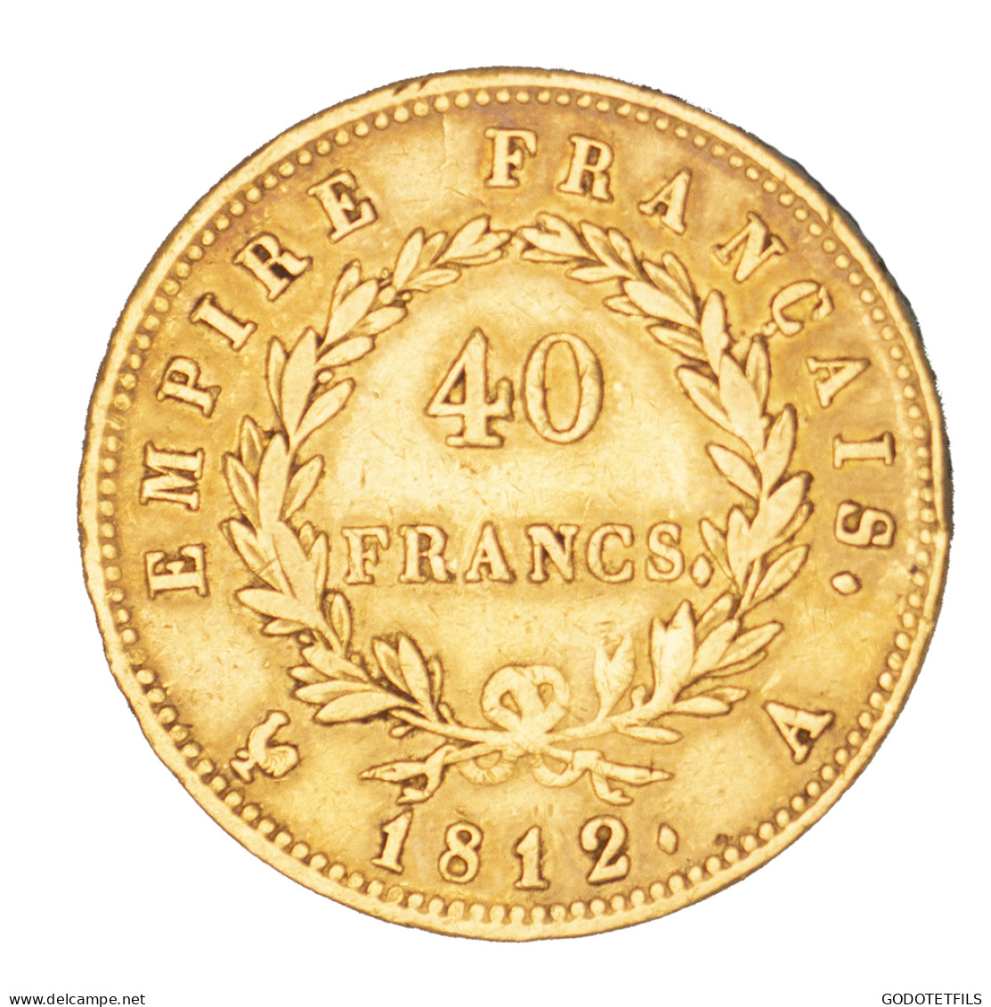 Premier Empire- 40 Francs Or Napoléon Ier 1812 Paris - 40 Francs (gold)