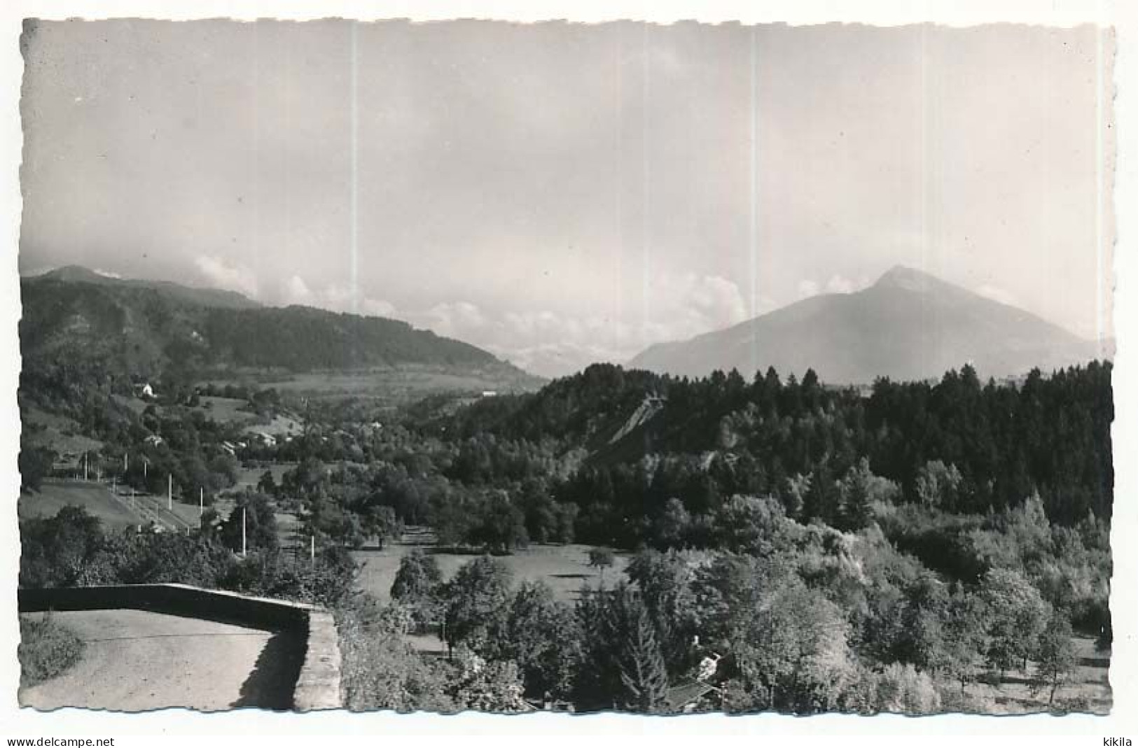 CPSM Dentelée 9 X 14 Haute-Savoie BONNE-SUR-MENOGE Vue Générale - Les Brasses Et Le Môle - Bonne