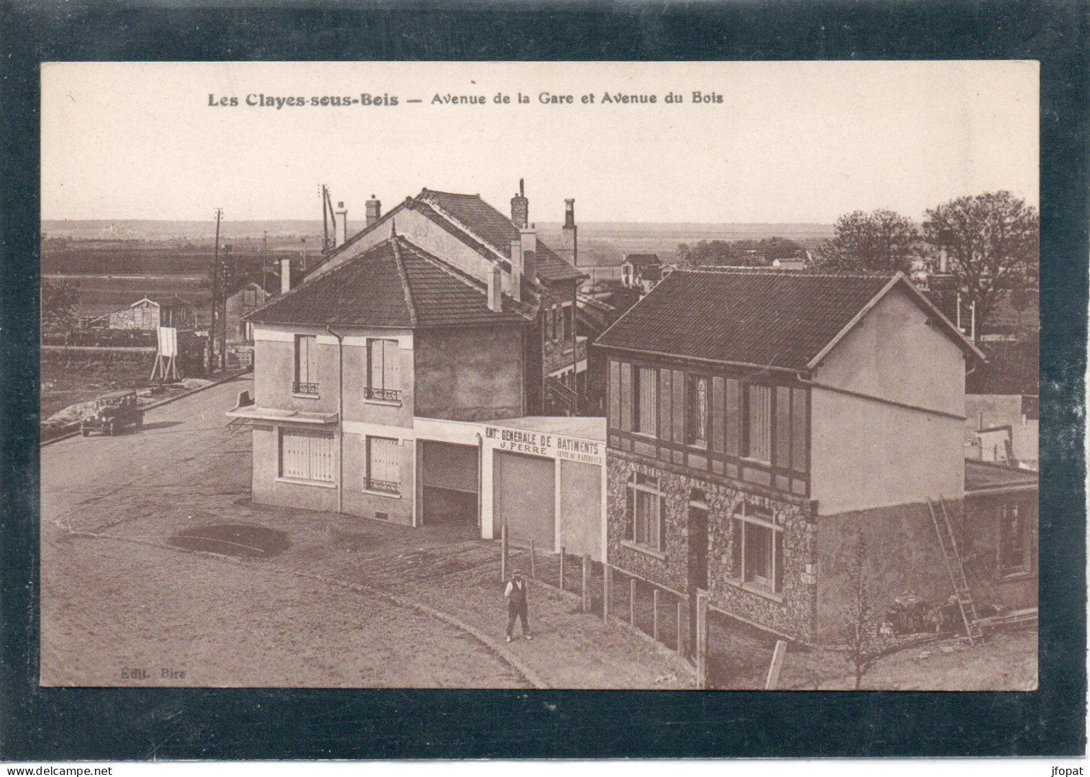 78 YVELINES - LES CLAYES SOUS BOIS Avenue De La Gare Et Avenue Du Bois (voir Description) - Les Clayes Sous Bois