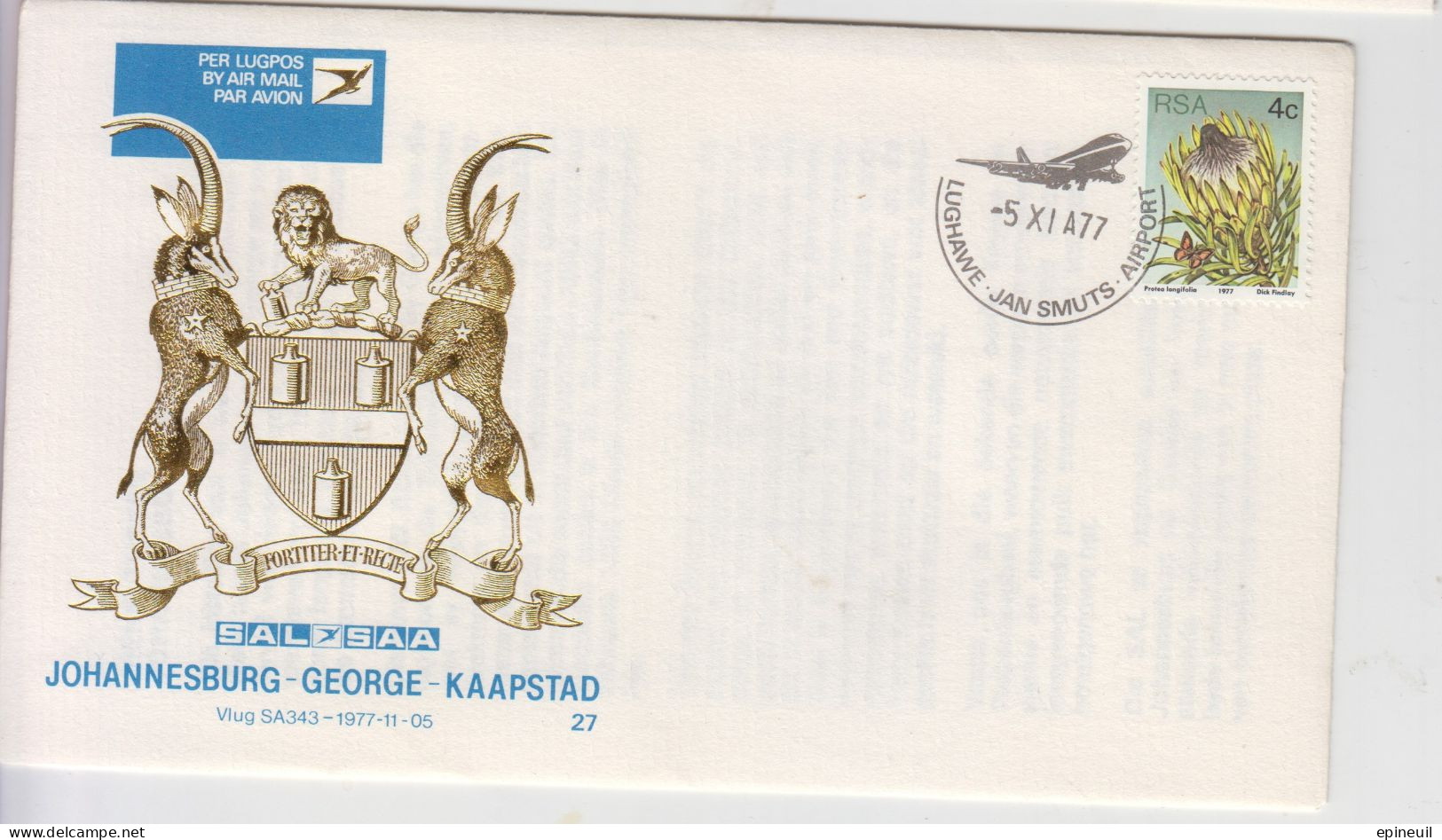 FDC -1977 -SAL- SAA - FDC