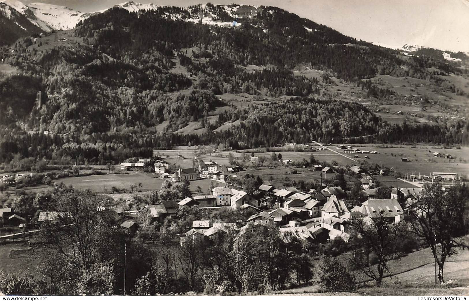 FRANCE - Samoens - Vue Générale - Clocher - Carte Postale Ancienne - Samoëns