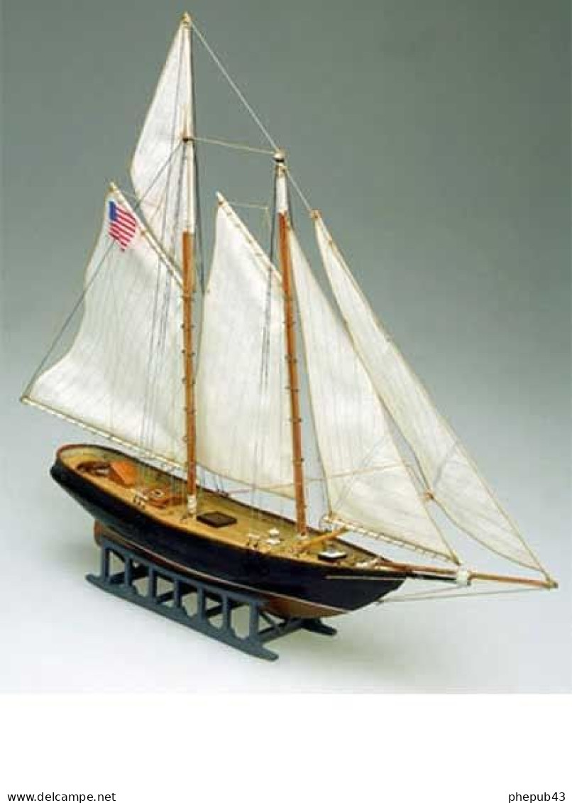 Schooner America - Goélette - 1851 - Yachting Mondial America - Maquette En Bois à Monter - C Mini Mamoli 1/140th (MM4) - Bâteaux