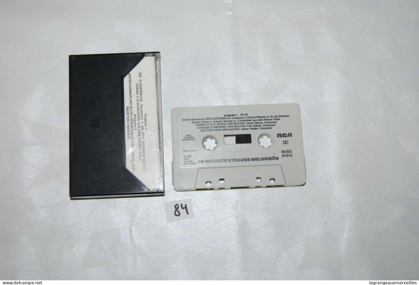 C84 K7 Cassette Audio - The Strauss Melodie - Cassettes Beta