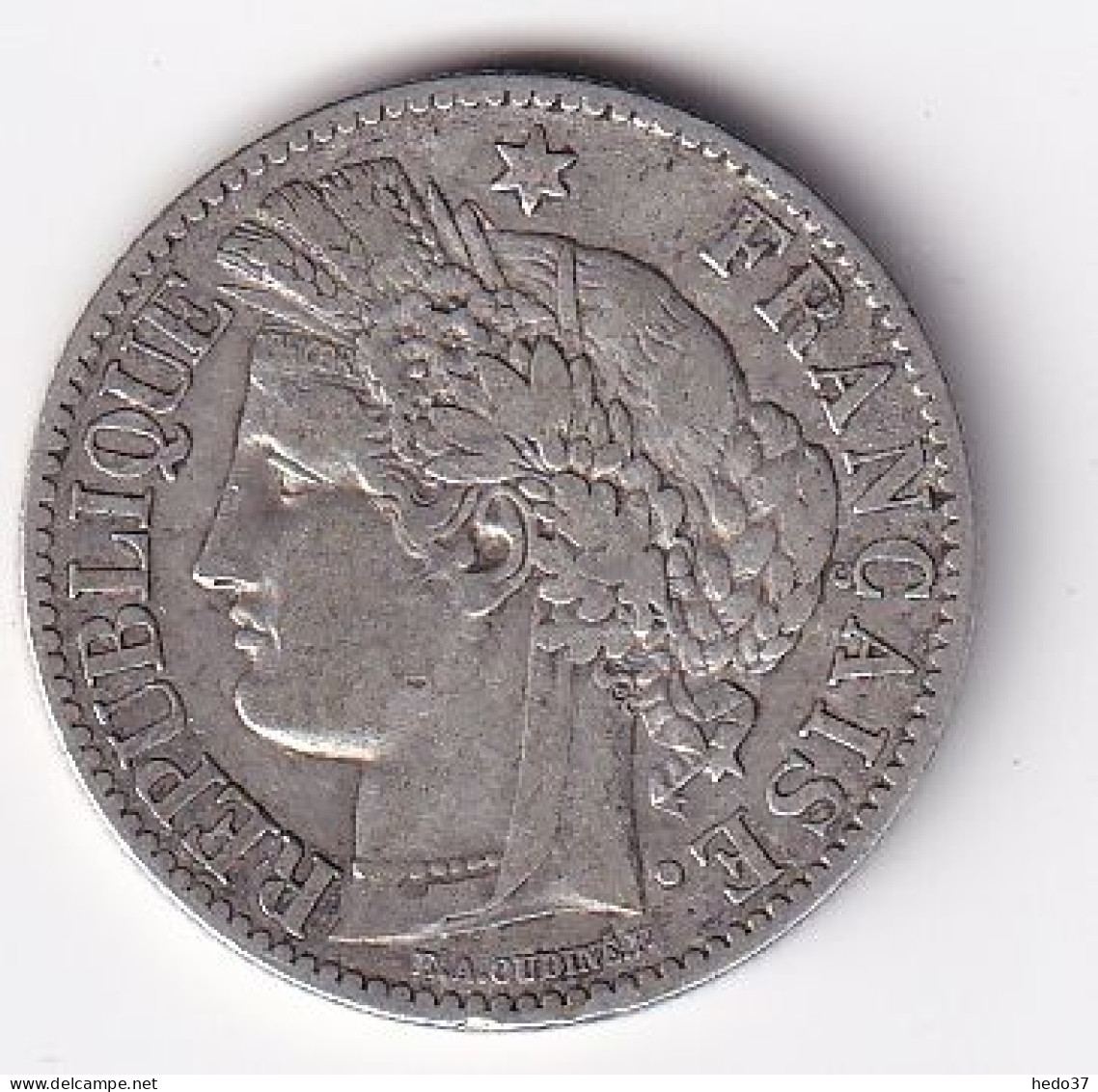France 2 Francs Cérès 1871A - Argent - TTB - 1870-1871 Kabinett Trochu