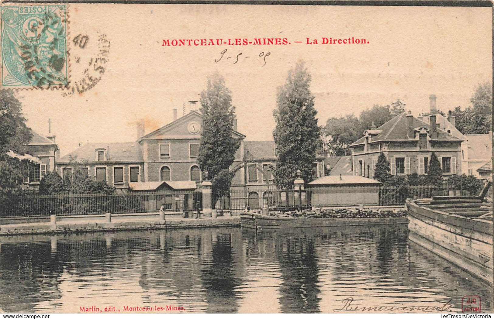 FRANCE - Montceau Les Mines - La Direction - Carte Postale Ancienne - Montceau Les Mines