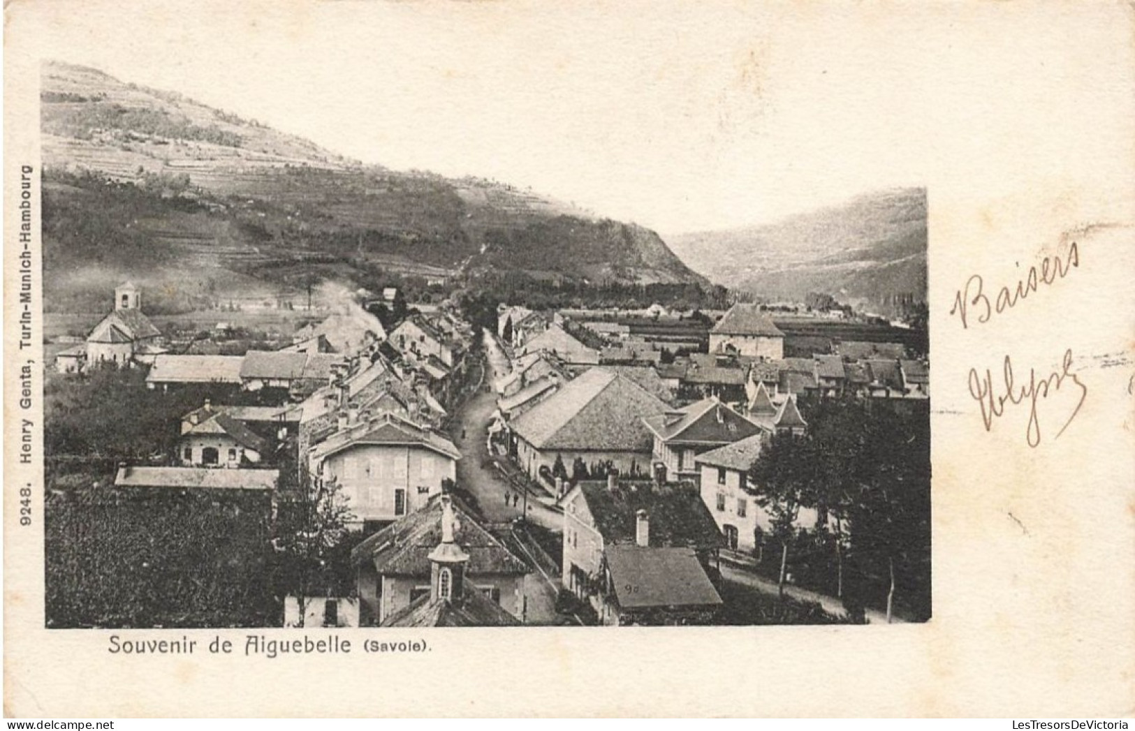 FRANCE - Aiguebelle - Souvenir D'Aiguebelle - Village - Carte Postale Ancienne - Aiguebelle