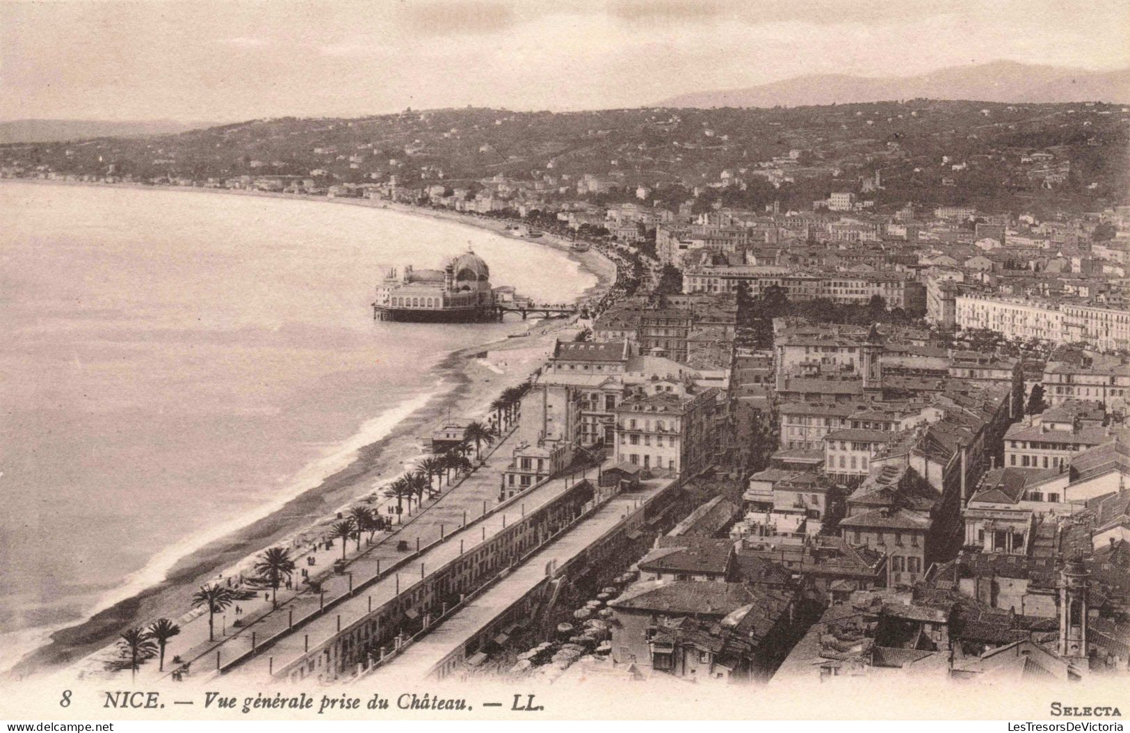 FRANCE - Nice - Vue Générale Prise Du Château - Carte Postale Ancienne - Mehransichten, Panoramakarten