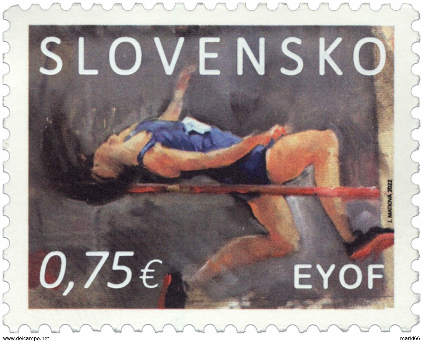 Slovakia - 2022 - European Youth Olympic Festival (EYOF) - Mint Stamp - Neufs