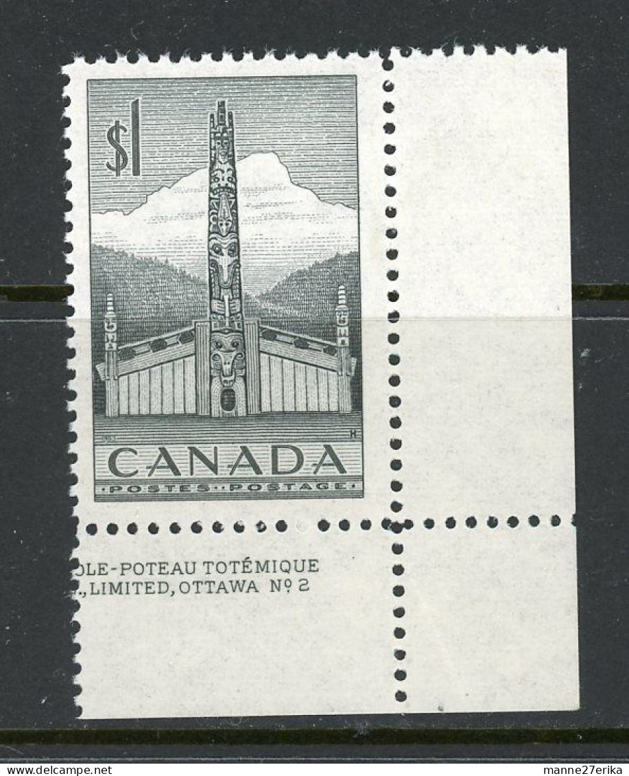 Canada MNH 1953 Totem Pole - Unused Stamps