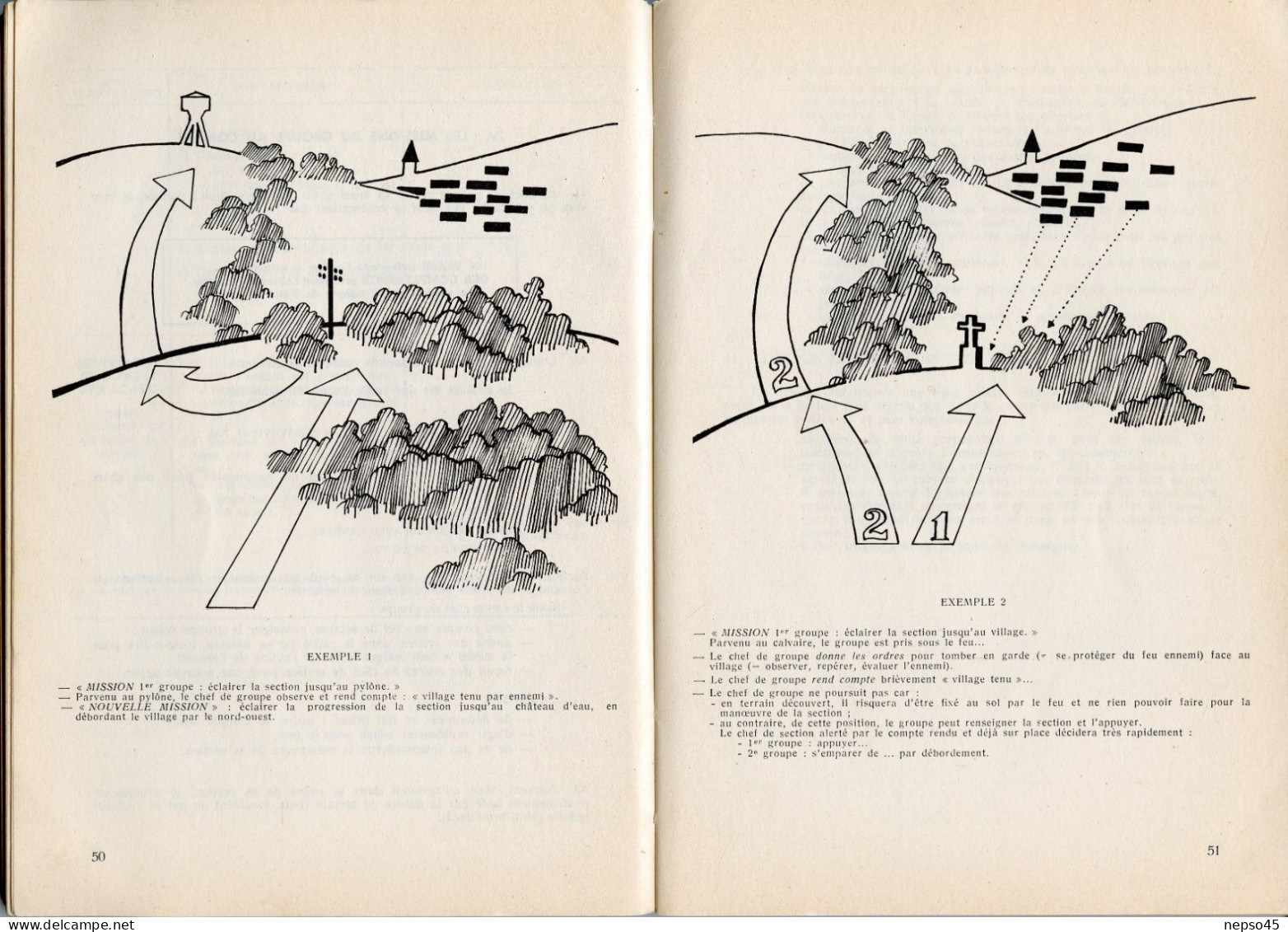 Notice sur le combat à pied de la section de Grenadiers - Voltigeurs.édition 1972.