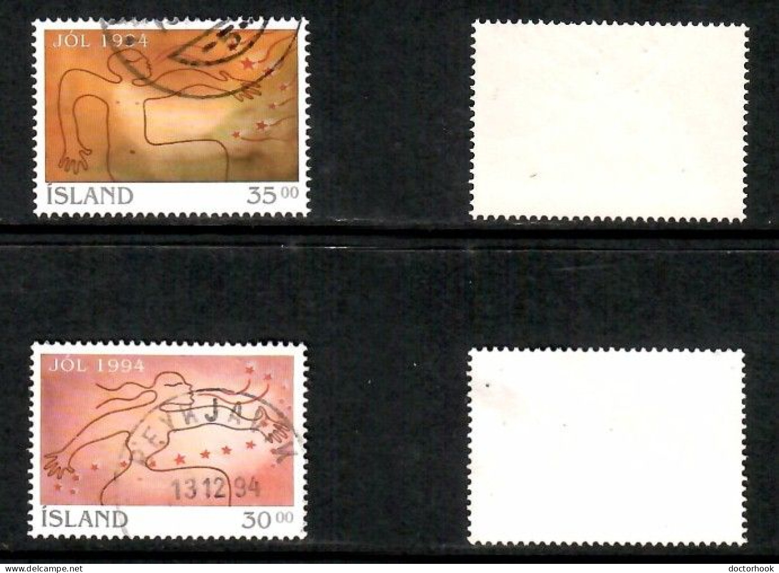 ICELAND   Scott # 790-1 USED (CONDITION AS PER SCAN) (Stamp Scan # 994-7) - Gebruikt