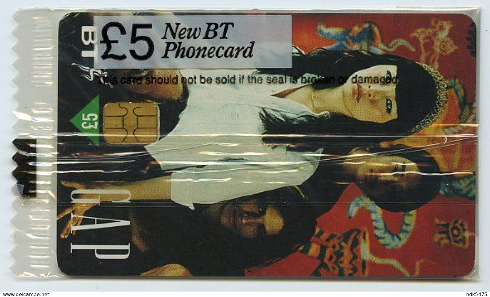 BT PHONECARD : GAP £5 (SEALED / MINT) - BT Promotional