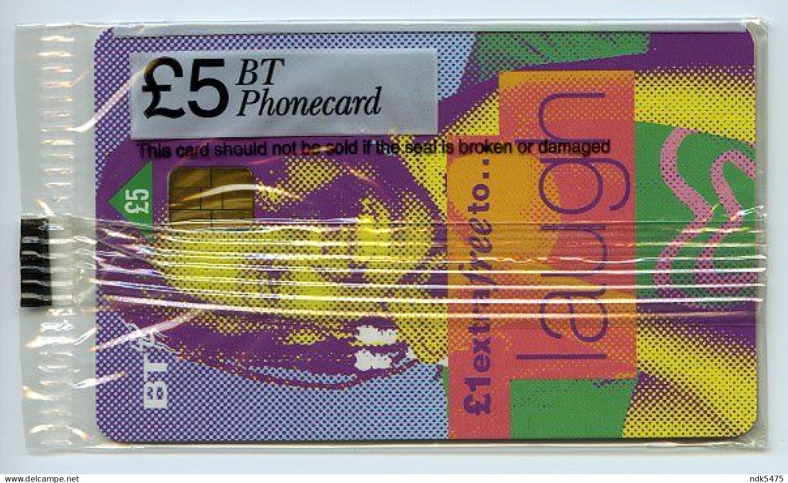 BT PHONECARD : LAUGH £5 (SEALED / MINT) - BT Promozionali