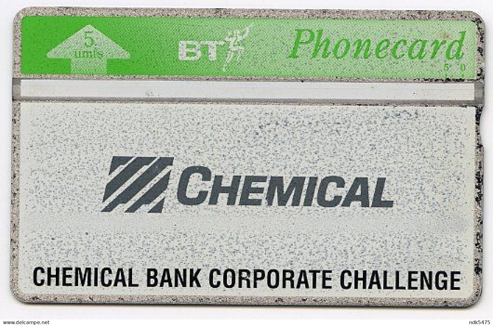 BT PHONECARD : CHEMICAL BANK CORPORATE CHALLENGE : 5 UNITS - BT Werbezwecke