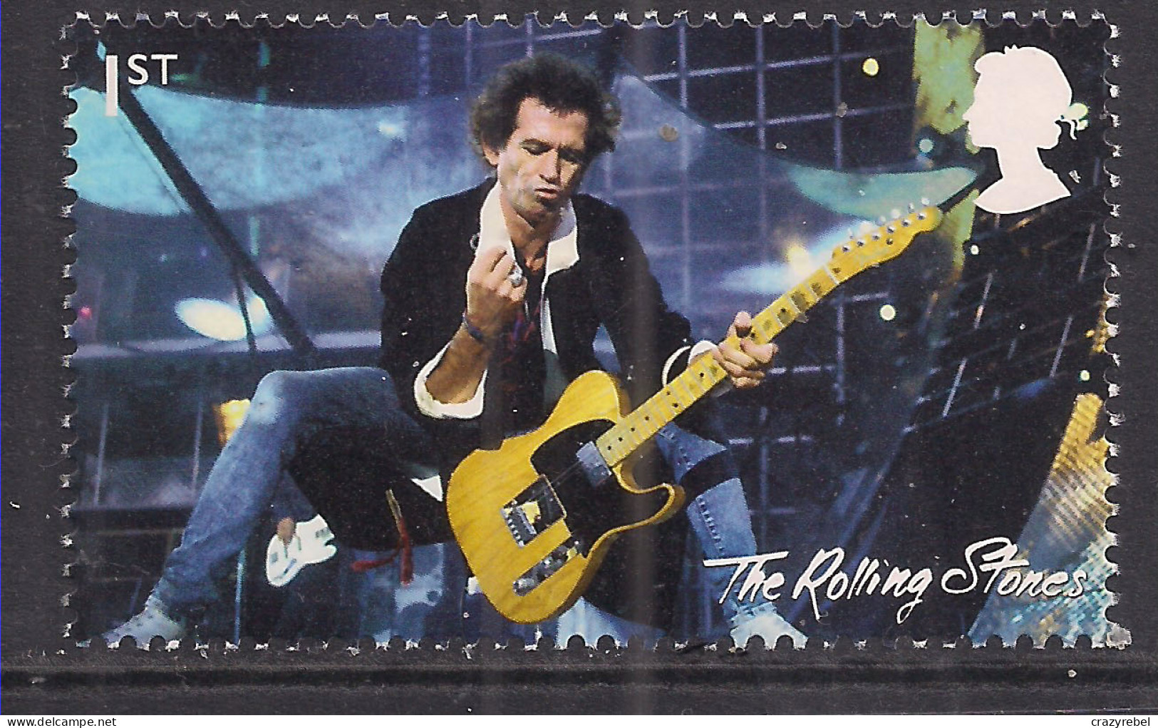 GB 2022 QE2 1st The Rolling Stones Keith Richards Umm SG 4616 ( F1439 ) - Ongebruikt