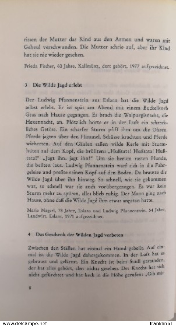 Märchen, Legenden Und Sagen Aus Der Oberpfalz; Teil: Bd. 2. - Contes & Légendes