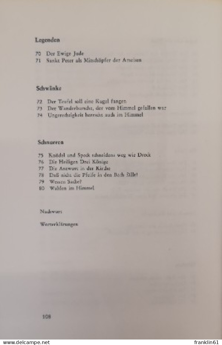 Märchen, Legenden und Sagen aus der Oberpfalz; Teil: Bd. 2.